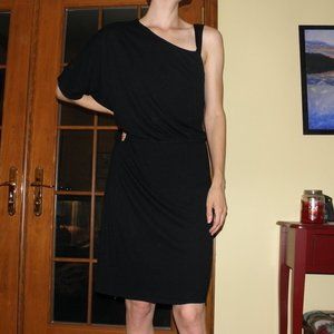 Asymmetrical Black Dress
